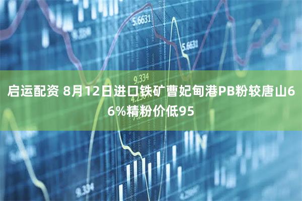 启运配资 8月12日进口铁矿曹妃甸港PB粉较唐山66%精粉价低95